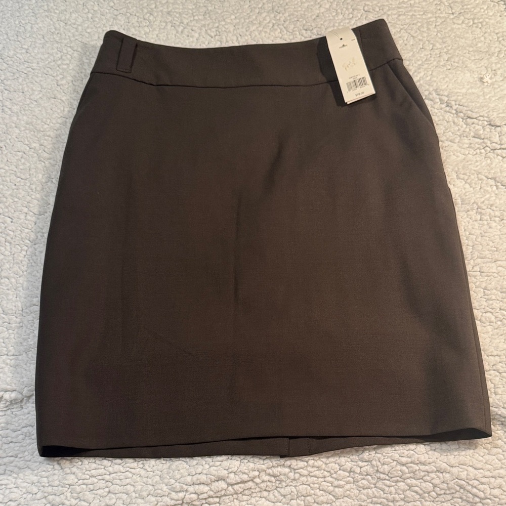 Banana Republic Dark Brown Mini Skirt NWT